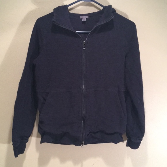 vince zip up hoodie